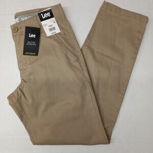 Lee Chino Motion Flex Waist Pants Men's 28x30‎ Khaki Slim Fit